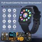 Smart Watches for Men and Women, 1.83" HD Screen, 90 Sports Modes, Heart Rate Monitor, Sleep Tracking, IP67 Waterproof, Bluetooth Call & Music Control Smartwatch – Image 3