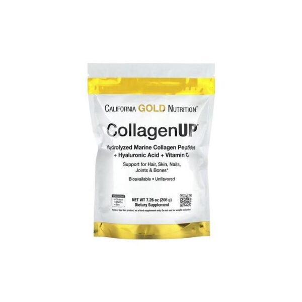 California Gold Nutrition® CollagenUP – Marine Collagen Peptides with Hyaluronic Acid & Vitamin C