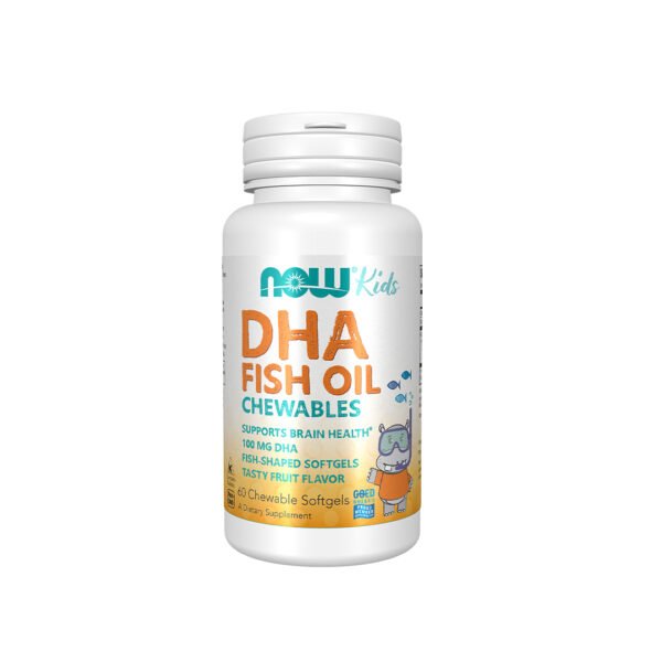 Omega-3 DHA Fish Oil Softgels – Brain & Heart Health Support for Kids & Adults