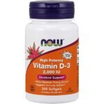 NOW Foods Vitamin D3 1,000 IU + Vitamin K2 45 mcg – Bone & Cardiovascular Support