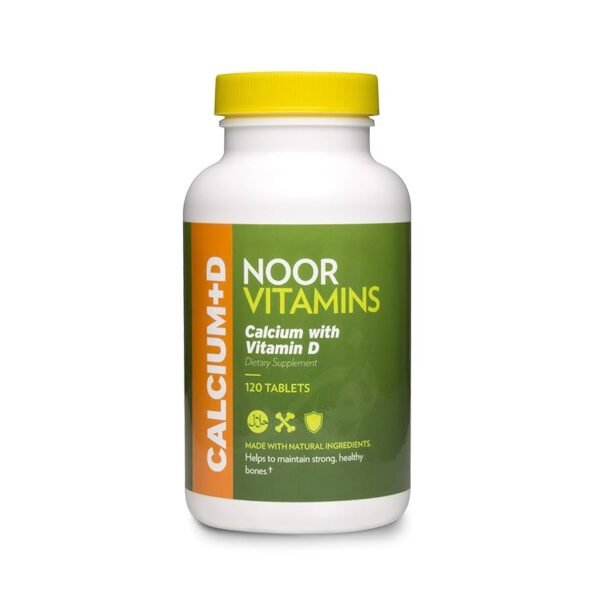Noor Vitamins Halal Calcium Tablets – Bone Health Support for Adults