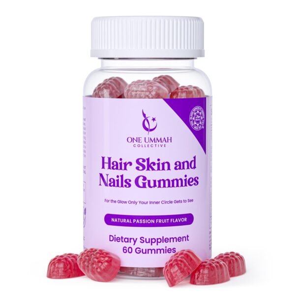 Zaytun Vitamins Halal Biotin Gummies – 6000 mcg Biotin for Hair, Skin & Nails