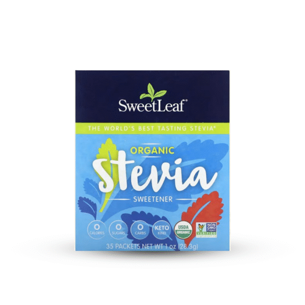 SweetLeaf® Organic Stevia Sweetener – Zero Calorie, Keto-Friendly & Halal Certified