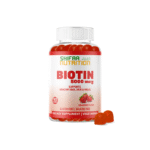 Vegan High Potency Biotin Gummies – 5000 mcg Biotin for Hair Growth, Skin & Nails