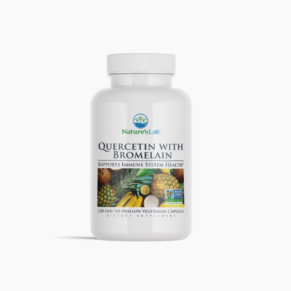 Nature's Lab Quercetin Bromelain - 120 Capsules