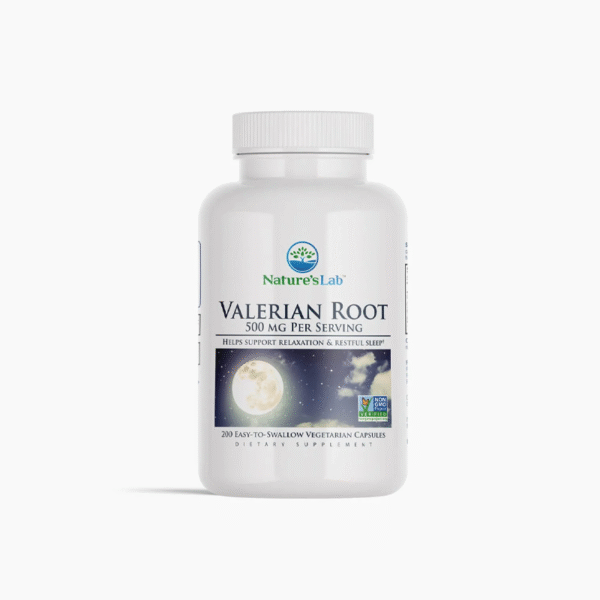 Nature's Lab Valerian Root 500 mg - 200 Capsules