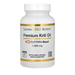 California Gold Nutrition® Premium Krill Oil with SUPERBABoost® – Wild-Caught Antarctic Krill Oil