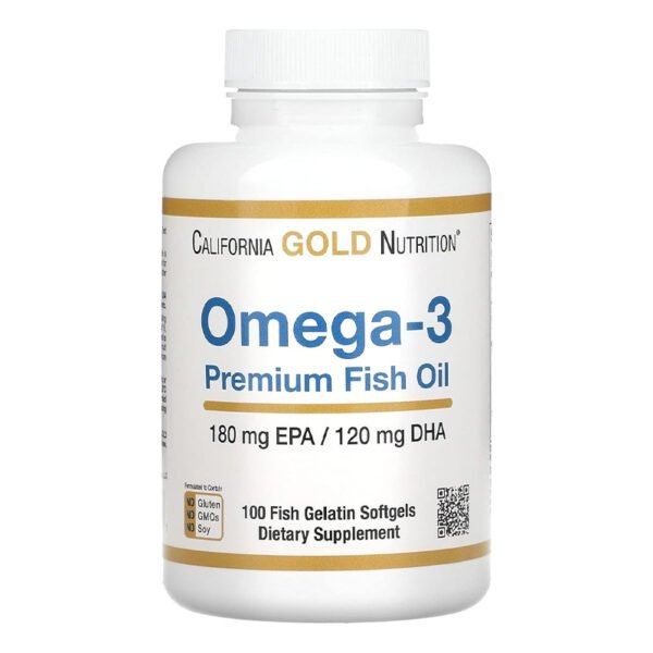 California Gold Nutrition® Omega-3 Premium Fish Oil – High-Quality EPA & DHA Support*