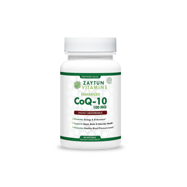 Halal CoQ 10 + Vitamin E Softgels