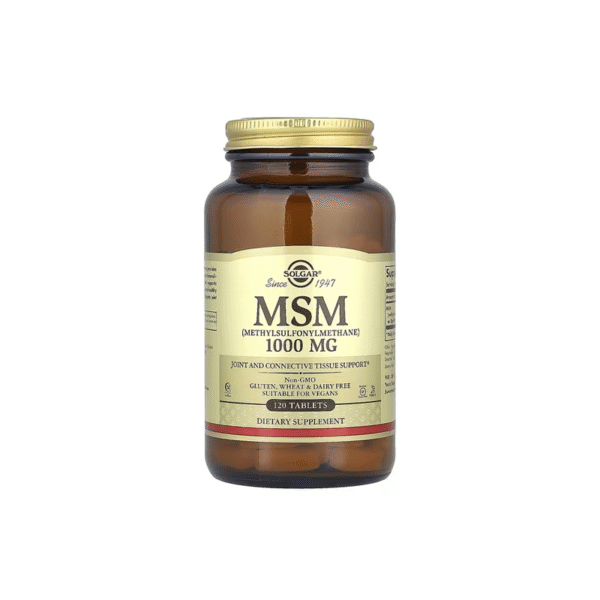 Solgar® MSM (Methylsulfonylmethane) – Joint & Connective Tissue Support