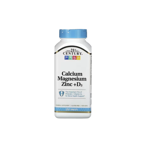 Calcium, Magnesium & Zinc with Vitamin D3 Supplement