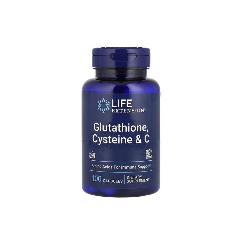 مقاس صوره Glutathione, Cysteine & Vitamin C Dietary Supplement - الصورة 1