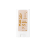 Thinkbaby Mineral Sunscreen Stick SPF 30 for Sensitive Skin – Water Resistant & Fragrance-Free