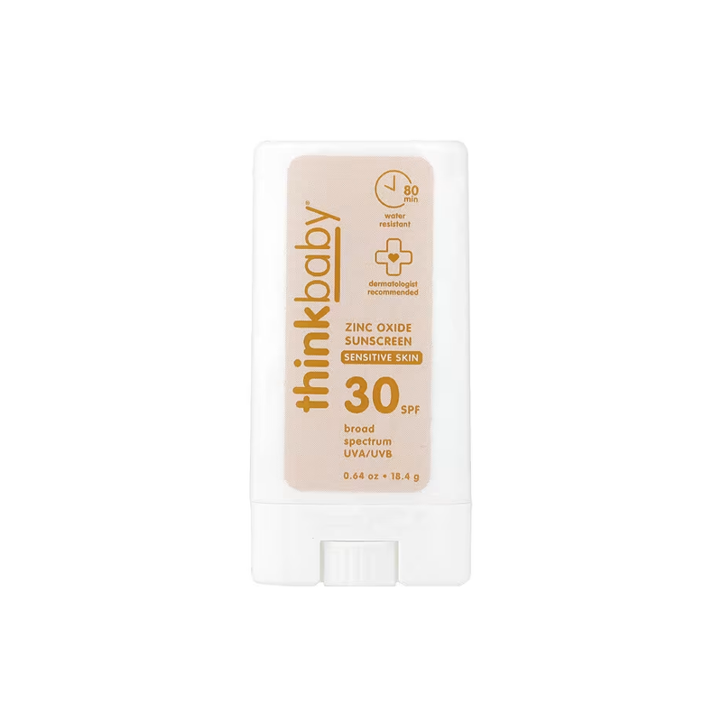 212 Thinkbaby Mineral Sunscreen Stick SPF 30 for Sensitive Skin – Water Resistant & Fragrance-Free - Image 1